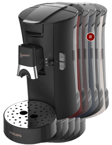 senseo machines select front right design with hotspot