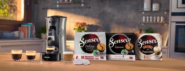 senseo machines select landing page hero banner